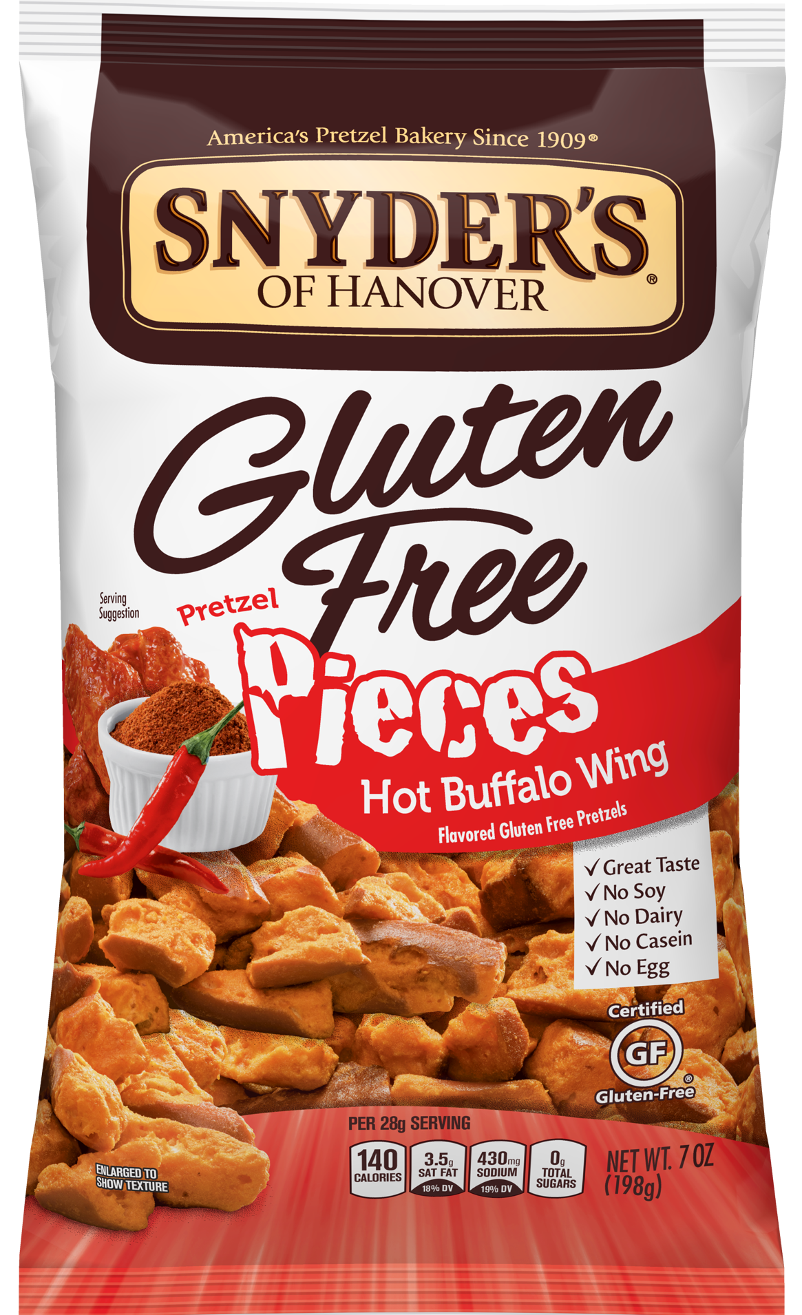 Hot Buffalo Wing Pieces - Snyder's