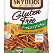 Gluten Free Honey Mustard and Onion Pretzel Sticks