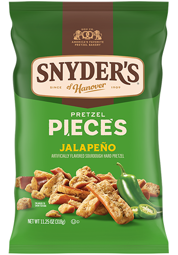 Jalapeño Flavored Pretzel Pieces