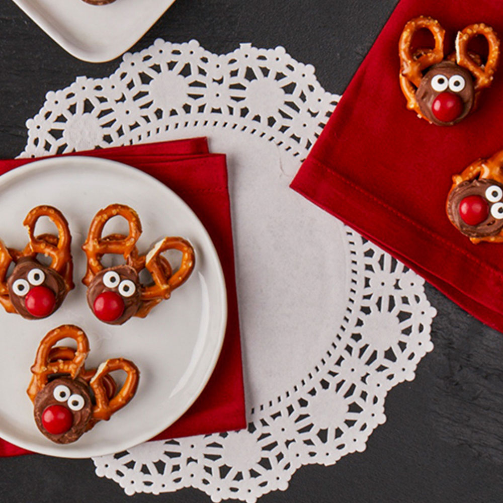 Image of prepared Reindeer Pretzel Bites