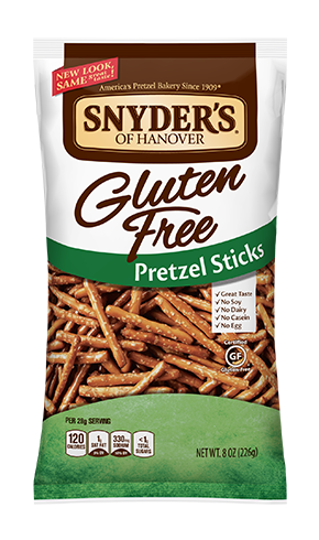 Snyder's of Hanover Gluten Free Pretzel Sticks Package