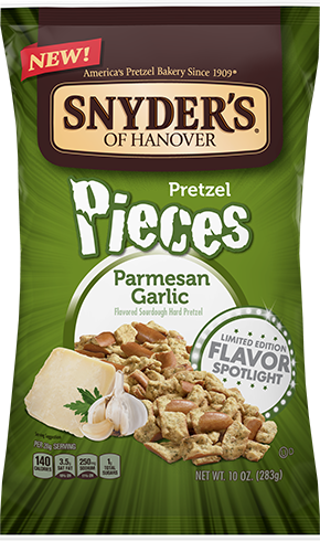 Snyder's of Hanover Parmesan Garlic Pretzel Pieces Package