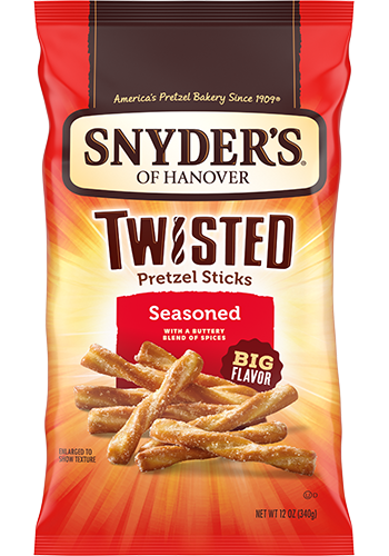 Seasoned Twisted Pretzel Sticks